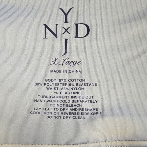 NYDJ Fit Solution City Track Pants Sz XL Gray Shapewear Compression Sweatpants - Picture 9 of 14